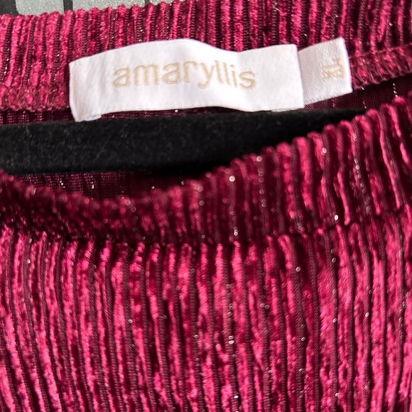 Puff sleeve shimmer blouse - Picture 4 of 7